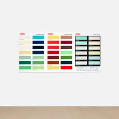 Colour Chart (H2) by Damien Hirst, 2017, giclée print and UV spot-varnish on aluminium, sold Jan 2026