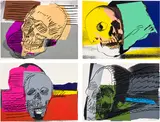 Andy Warhol, Skulls (F. & S. 157-160), 1976, The complete set of four screenprints in colours, on Strathmore Bristol paper, the full sheets