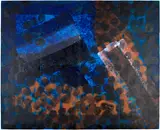 Howard Hodgkin, Venice, Evening, from Venetian Views (H. 95), 1995, Etching and aquatint with carborundum in colours and hand-colouring by Jack Shirreff in acrylic, on 16 sheets of Arches paper (as issued), the full sheets