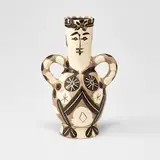 Pablo Picasso, Vase deux anses hautes (Vase With Two High Handles) (A.R. 141), 1952, White earthenware turned vase painted in colours, engraved and with partial brushed glaze