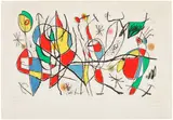 Joan Miró, L'invitée du dimanche I (Sunday Guest I) (D. 480), 1969, Etching and aquatint in colours, on Arches paper, with full margins