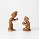 Kaws, THE MESSAGE, 2025, Wooden multiple in four parts, contained in the original foam-lined wooden presentation box with printed lid