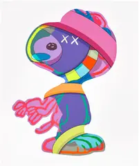 THE THINGS THAT COMFORT by Kaws, 2015, Screenprint in colours, on Saunders Waterford paper, with full margins, sold Jun 2026