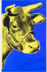 Andy Warhol, Cow (F. & S. 12), 1971, Screenprint in colours, on wallpaper, the full sheet