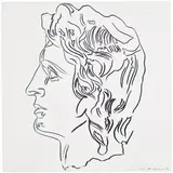 Andy Warhol, Alexander the Great (see F. & S. 291-292), 1982, Unique screenprint in colours, on Lenox Museum Board, with full margins