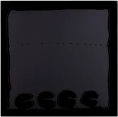 Lucio Fontana, Concetto Spaziale - Teatrino (Nero) (Spatial Concept - Little Theatre, Black) (R. & R. M-9), 1968, Cardboard cut-out relief multiple