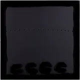 Lucio Fontana, Concetto Spaziale - Teatrino (Nero) (Spatial Concept - Little Theatre, Black) (R. & R. M-9), 1968, Cardboard cut-out relief multiple