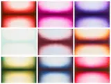 Anish Kapoor, Horizon Shadow, 2010, The complete set of nine etchings in colours, on Somerset Textured Soft White paper, the full sheets loose (as issued), with colophon, all contained in the original grey buckram-covered portfolio with printed title