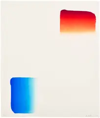Lee Ufan, Dialogue 1, 2022, Ukiyo-e woodcut in colours, on Japan paper, with full margins, with the accompanying colophon