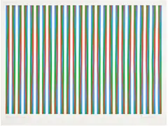 Bridget Riley, Firebird (S. 9, T. & G. 10), 1971, Screenprint in colours, on wove paper, with full margins