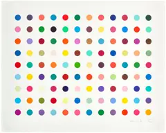 Damien Hirst, Ellipticine, 2007, Etching and aquatint in colours, on Hahnemühle paper, with full margins