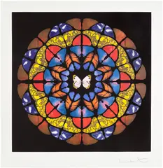 Damien Hirst, Belfry, from Sanctum, 2009, Photogravure etching in colours, on Arches paper, with full margins
