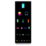 Michael Craig-Martin, Eye Test (C. 86), 2018, Pigment print in colours, on acrylic, mounted in an LED lightbox with black anodised aluminium frame (as issued)