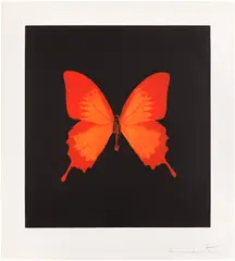 The Souls on Jacob’s Ladder Take their Flight: plate 3 by Damien Hirst, 2007, Aquatint and photogravure in colours, on Arches paper, with full margins, offered Sep 2026