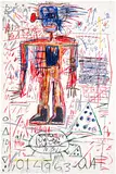 Jean-Michel Basquiat, Untitled II, from The Figure Portfolio, 1982/2023, Screenprint in colours, on Saunders Waterford paper, the full sheet