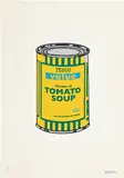 Banksy, Soup Can (Yellow/Emerald/Blue), 2005, Screenprint in colours, on wove paper, with full margins