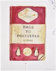 Harland Miller, Rags to Polyester, 2014, Giclée print in colours, on German etching paper, the full sheet