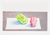 David Hockney, Two Peppers (S.A.C. 156, M.C.A.T. 140), 1973, Etching in colours, on Arches paper, with full margins