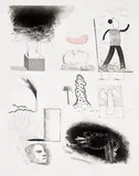 David Hockney, Showing Maurice the Sugar Lift (S.A.C. 170, M.C.A.T. 155), 1974, Etching and aquatint in black and red, on Inveresk mould-made paper, with full margins