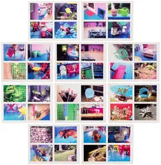 David Hockney, 40 Pix of My House With a Video (Still) Camera (40 Snaps of my House, August 1990), circa 1990, The complete set of 40 colour laser prints, on ten sheets of Pearsons Linen Ledger paper, with full margins, the sheets loose (as issued), with the title page