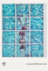 David Hockney, Los Angeles 1984 Olympic Games (B. 131), 1984, Offset lithographic poster in colours, on wove paper, the full sheet