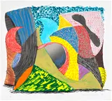 David Hockney, Going Out, from Some New Prints (G. 1605, M.C.A.T. 336), 1993, Lithograph and screenprint in colours, on Arches 88 paper, the full sheet