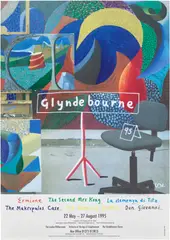 David Hockney, Glyndebourne Festival Opera, 1995, Offset lithographic poster in colours, on smooth wove paper, the full sheet
