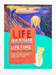 David Hockney, Life, 2012, iPad drawing in colours, printed on wove paper, with full margins