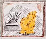 David Hockney, A Picture of Two Chairs, from Moving Focus (T.G. 232, M.C.A.T. 286), 1986, Lithograph and etching in colours, on HMP handmade paper, the full sheet
