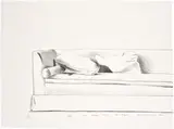 David Hockney, Sofa 8501 Hedges Place Los Angeles (G. 395, S.A.C. 117, M.C.A.T. 110), 1971, Lithograph, on Arches paper, the full sheet