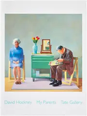 David Hockney, David Hockney: My Parents Tate Gallery Poster, 1996, Offset lithographic poster in colours, on smooth wove paper, the full sheet