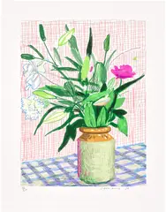 David Hockney, Untitled, No. 516, 9th November 2010, from A Bigger Book: Art Edition D, 2010/2016, iPad drawing in colours, printed on archival paper, with full margins, the sheet loose (as issued), with the illustrated 680-page chronology book, original print portfolio and adjustable book stand designed by Marc Newson, contained in the original cardboard box with printed label