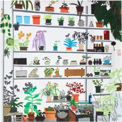 Large Shelf Still Life by Jonas Wood, Wood, sold Jan 2026