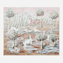 Sebastian Ludwig, Schleicher, 2004, mixed media on canvas