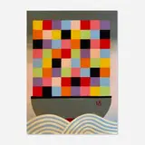 Doug Edge, Container Ship #18, 2002, resin over acrylic on panel