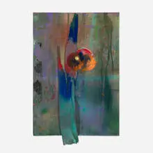 Sam Gilliam, Coroplast, 1986, mixed media construction on matboard