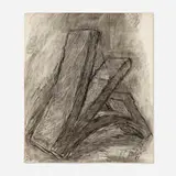 William G. Tucker, Untitled #5 (Study for Sculpture), 1981, charcoal on paper