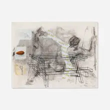 Daniel Wheeler, Untitled (D.2.91), 1983-91, charcoal, pastel and oil on paper