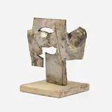 Seymour Lipton, Prayer, 1977, sheet metal, glazed stoneware