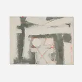 December by Emerson Woelffer, oil on canvas, sold Nov 2025