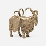 Liz Craft, Astrological Signs: Capricorn, 2002, bronze, glass