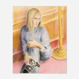 Bernhard Brungs, Annie bei Susan (Annie Leibovitz), 2012, oil on canvas