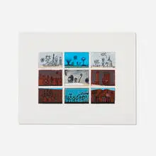 Walter Askin, Untitled, acrylic, ink and gesso on paper