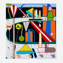Eric Shaw, Wading Po, 2017, acrylic on canvas