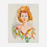 Renato Guttuso, Portrait of Mrs. Littlefield, 1964, oil on canvas