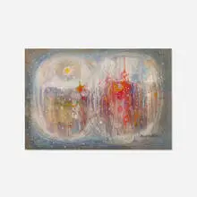 Mary Lee McNutt, Star Jewels, 1965, acrylic on paperboard