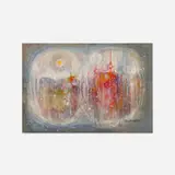Mary Lee McNutt, Star Jewels, 1965, acrylic on paperboard