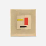 Burgoyne Diller, Untitled, 1947, graphite and colored pencil on paper