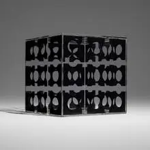 Victor Vasarely, Kubus Deposito, 1969-70, screenprint on acrylic