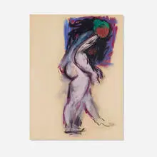 Hans Burkhardt, Untitled, 1963, pastel on paper